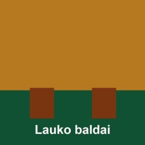 Lauko kėdžių komplektas